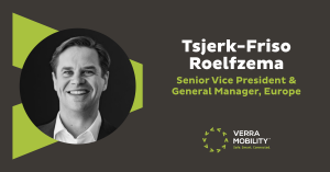 Verra Mobility Appoints Tsjerk-Friso Roelfzema as GM & SVP of Europe