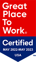 Great Place to Work certification badge