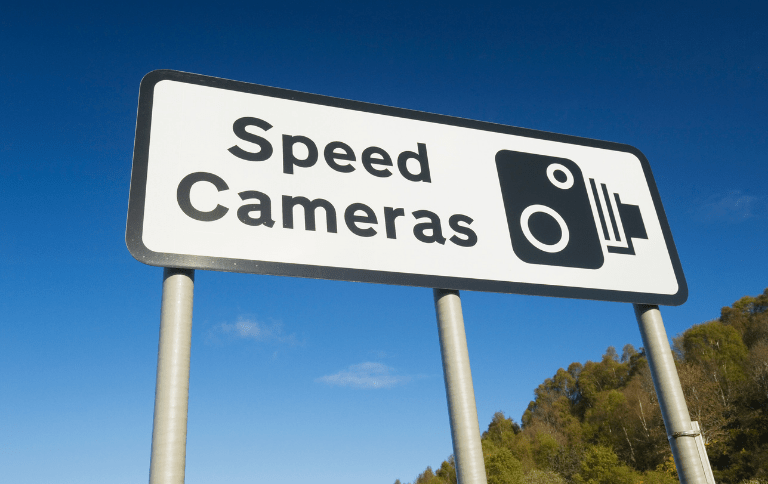 Speed Camera Road Sign