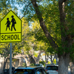 School Zone sign on a Florida street