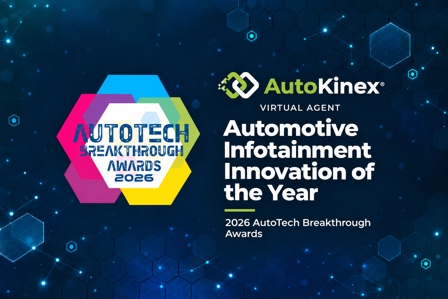 AutoKinex Virtual Agent Innovation Award Showcase