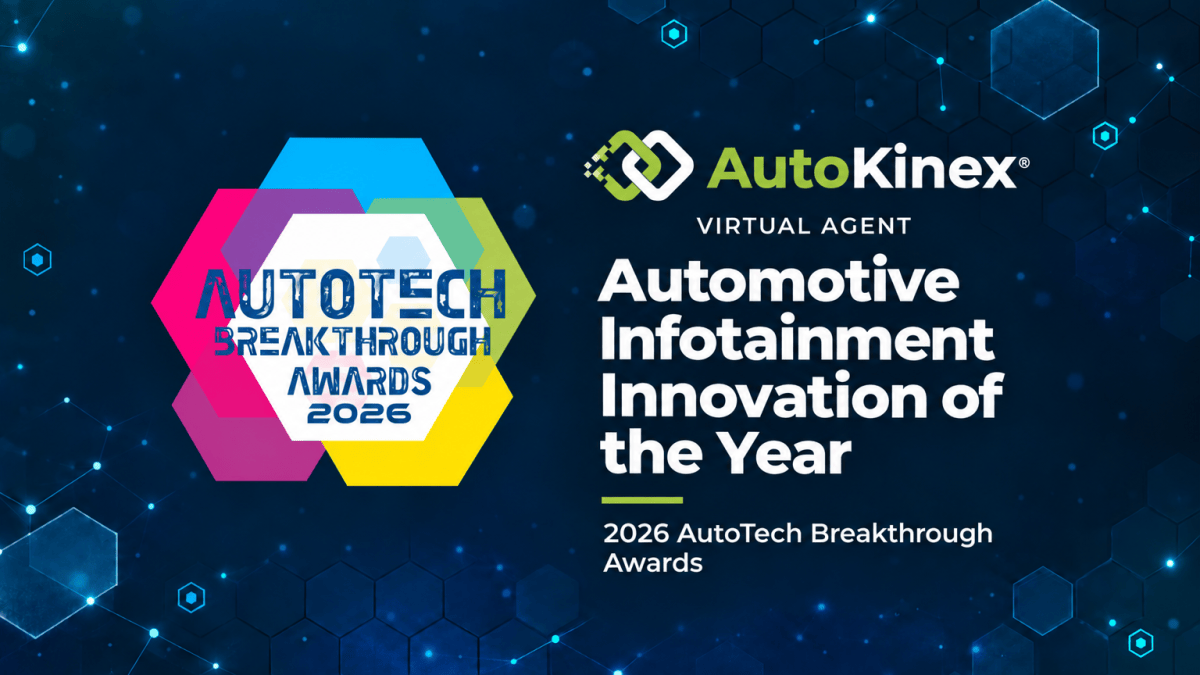 AutoKinex Virtual Agent Innovation Award Showcase