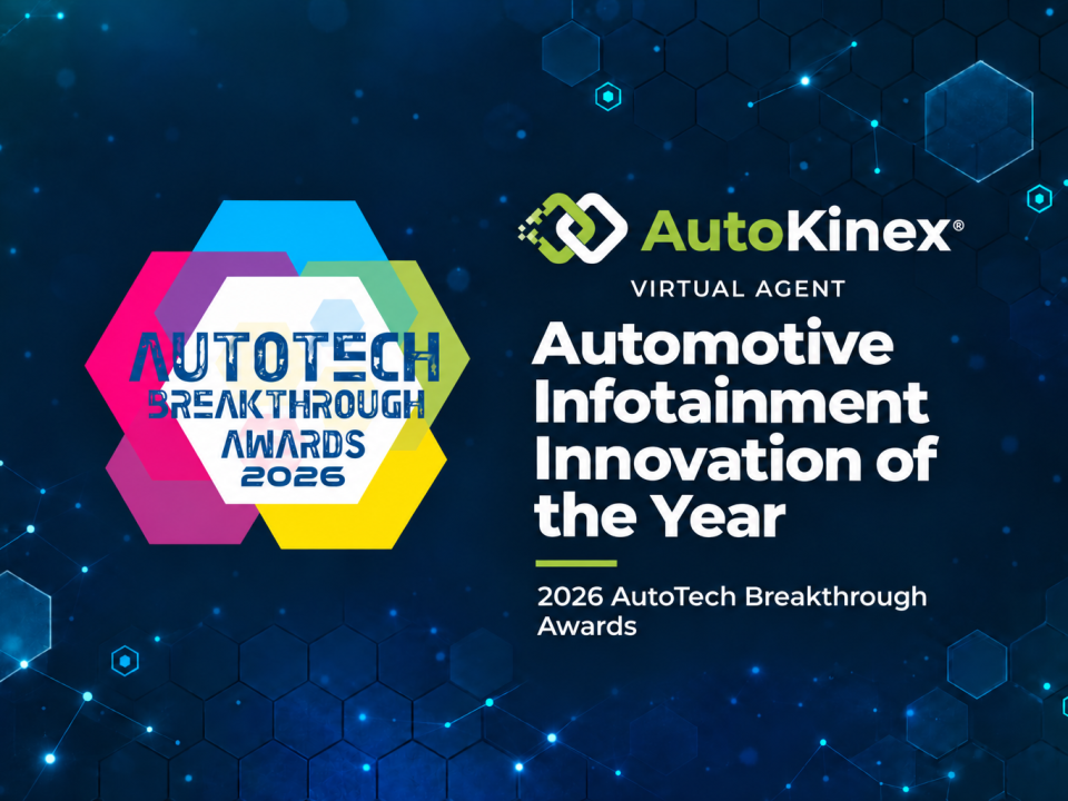 AutoKinex Virtual Agent Innovation Award Showcase